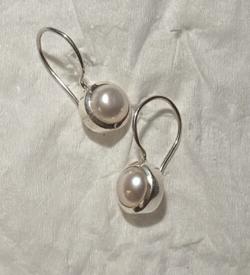 Pearl Hook Earring