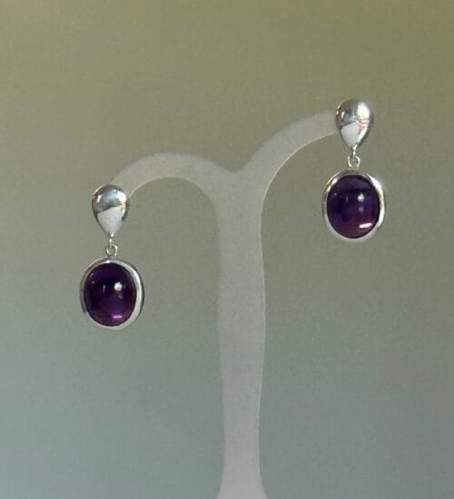 Stud Drop - Amethsyt