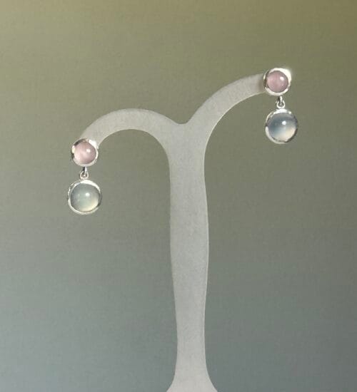 Rose Quartz & Green Agate