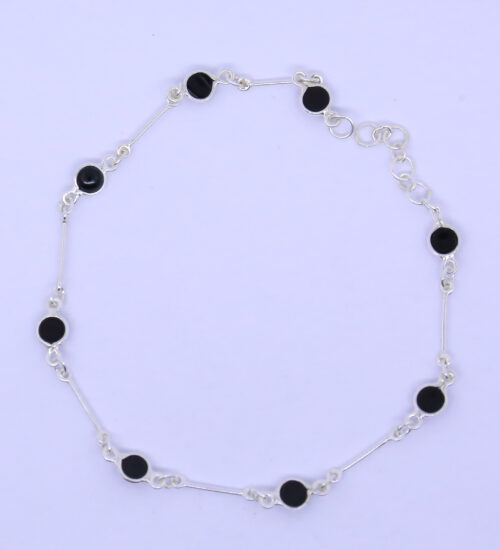 Black Onyx Link Bracelet
