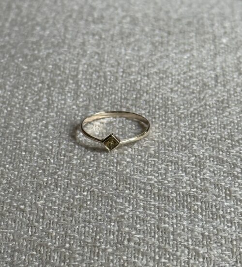 Yellow Sapphire 9K Gold Ring