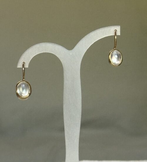 Moon drops - Moonstone Hook Earrings