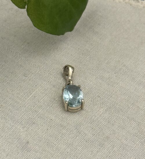 Blue Topaz Pendant