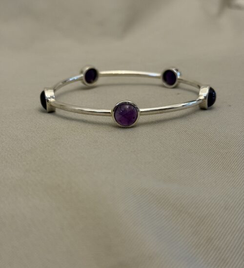Amethyst Full Round Bangle