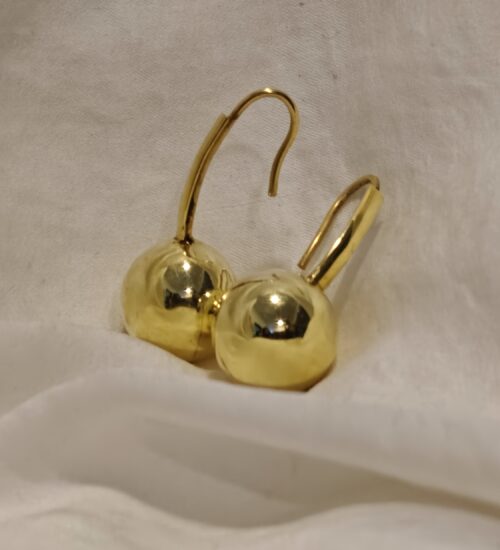 Cherry Bunch - Silver Earrings (Gold Plated)