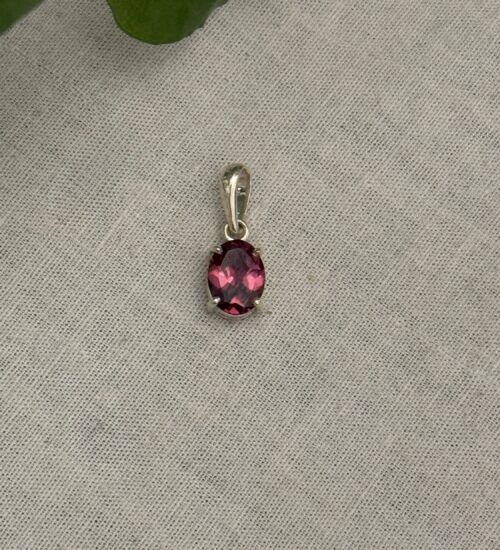 Pink Tourmaline Pendant (Solitaire)